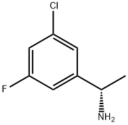 (1S)-1-(5-CHLORO-3-FLUOROPHENYL)ETHYLAMINE-HCL Struktur