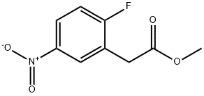 methyl 2-(2-fluoro-5-nitrophenyl)acetate Struktur