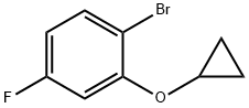 1-bromo-2-cyclopropoxy-4-fluorobenzene Struktur