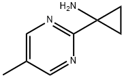 1-(5-methylpyrimidin-2-yl)cyclopropanamine Struktur