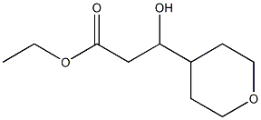 ethyl 3-(tetrahydro-2H-pyran-4-yl)-3-hydroxypropanoate Struktur