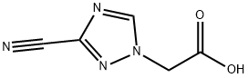 (3-Cyano-[1,2,4]triazol-1-yl)-acetic acid Struktur