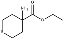 ethyl 4-aminothiane-4-carboxylate Struktur