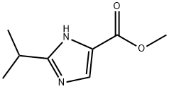 methyl 2-isopropyl-1H-imidazole-5-carboxylate Struktur