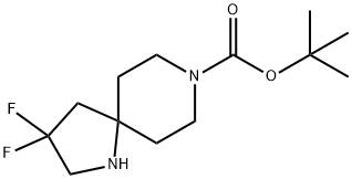 3,3-Difluoro-1,8-Diaza-Spiro[4.5]Decane-8-Carboxylic Acid Tert-Butyl Ester Struktur