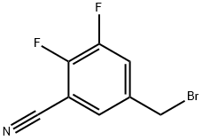 5-(bromomethyl)-2,3-difluoroBenzonitrile Struktur