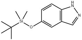 5-[[(1,1-dimethylethyl)dimethylsilyl]oxy]-1H-Indazole Struktur