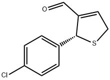 (R)-2-(4-Chlorophenyl)-2,5-dihydrothiophene-3-carbaldehyde Struktur