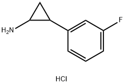 2-(3-Fluorophenyl)cyclopropanamine hydrochloride Struktur