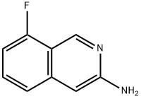 8-Fluoroisoquinolin-3-amine Struktur