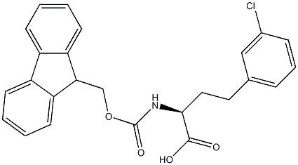 Fmoc-3-chloro-L-homophenylalanine 結(jié)構(gòu)式