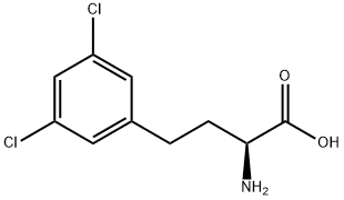 (S)-2-Amino-4-(3,5-dichlorophenyl)butanoic acid Struktur