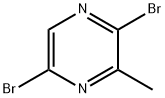 2,5-dibromo-3-methylpyrazine Struktur