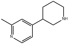 2-methyl-4-(piperidin-3-yl)pyridine dihydrochloride Struktur