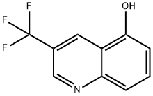 3-(trifluoromethyl)quinolin-5-ol Struktur