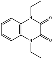 1,4-diethyl-1,4-dihydroquinoxaline-2,3-dione Struktur