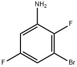 3-Bromo-2,5-difluoroaniline Struktur