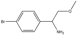 1-(4-bromophenyl)-2-methoxyethanamine Struktur