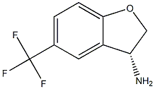 (3R)-5-(TRIFLUOROMETHYL)-2,3-DIHYDROBENZO[B]FURAN-3-YLAMINE Struktur