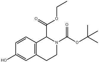 2-tert-butyl 1-ethyl 3,4-dihydro-6-hydroxyisoquinoline-1,2(1H)-dicarboxylate