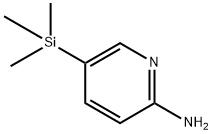 5-(trimethylsilyl)-2-Pyridinamine Struktur