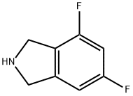 4,6-Difluoro-2,3-dihydro-1H-isoindole Struktur