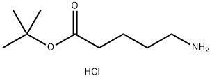 DELTA-AMINOVALERIC ACID T-BUTYL ESTER HYDROCHLORIDE Struktur