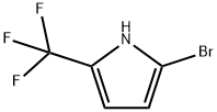 2-bromo-5-(trifluoromethyl)-1H-pyrrole Struktur