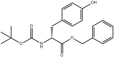 N-BOC-D-tyrosine benzyl ester Struktur