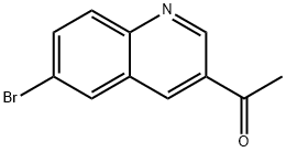 1-(6-bromoquinolin-3-yl)ethanone Struktur