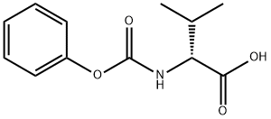 (phenoxycarbonyl)-D-valine Struktur