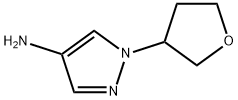 1-(tetrahydro-3-furanyl)-1H-pyrazol-4-amine Struktur