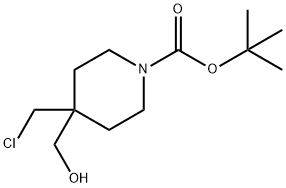 tert-butyl 4-(chloromethyl)-4-(hydroxymethyl)piperidine-1-carboxylate