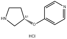 (S)-4-(pyrrolidin-3-yloxy)pyridine hydrochloride Struktur