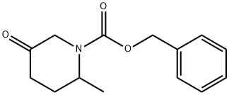 benzyl 2-methyl-5-oxopiperidine-1-carboxylate Struktur