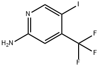 5-Iodo-4-(trifluoromethyl)pyridin-2-amine Struktur