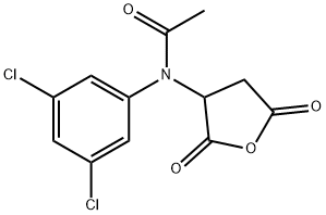 N-(3,5-dichlorophenyl)-N-(tetrahydro-2,5-dioxo-3-furanyl)Acetamide Struktur