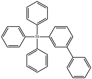 (3-BIPHENYLYL)TRIPHENYLSILANE Struktur