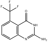 4(3H)-Quinazolinone, 2-amino-5-(trifluoromethyl)- Struktur