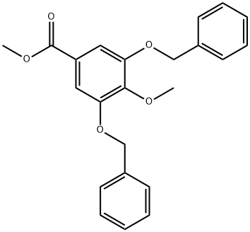 methyl 3,5-dibenzyloxy-4-methoxybenzoate Struktur