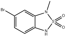 6-bromo-1-methyl-1,3-dihydrobenzo[c][1,2,5]thiadiazole 2,2-dioxide Struktur