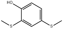 2,4-bis(methylthio)phenol Struktur