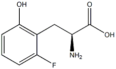 (2S)-2-AMINO-3-(2-FLUORO-6-HYDROXYPHENYL)PROPANOIC ACID Struktur