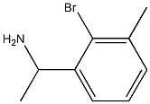 1-(2-BROMO-3-METHYLPHENYL)ETHAN-1-AMINE Struktur