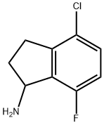 4-CHLORO-7-FLUOROINDANYLAMINE Struktur