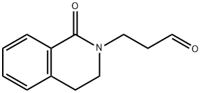 3-(1-oxo-3,4-dihydroisoquinolin-2(1H)-yl)propanal Struktur