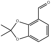 2,2-dimethylbenzo[d][1,3]dioxole-4-carbaldehyde Struktur