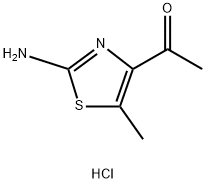 1-(2-Amino-5-methylthiazol-4-yl)ethanone hydrochloride Struktur