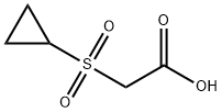 2-(cyclopropylsulfonyl)acetic acid Struktur