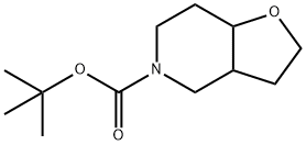 tert-butyl hexahydrofuro[3,2-c]pyridine-5(6H)-carboxylate Struktur